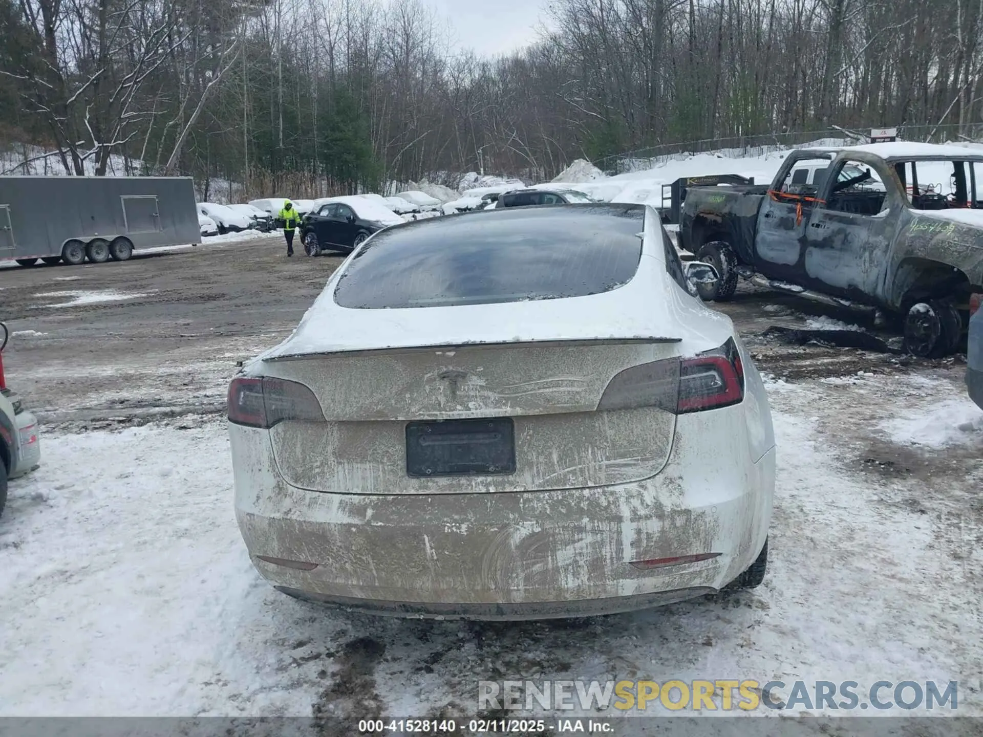 16 fotografías del automóvil dañado 5YJ3E1EB7LF741850 TESLA MODEL 3 2020