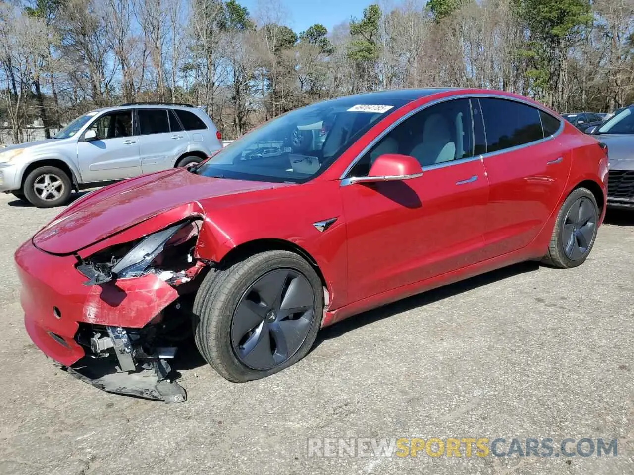 1 fotografías del automóvil dañado 5YJ3E1EB7LF742156 TESLA MODEL 3 2020