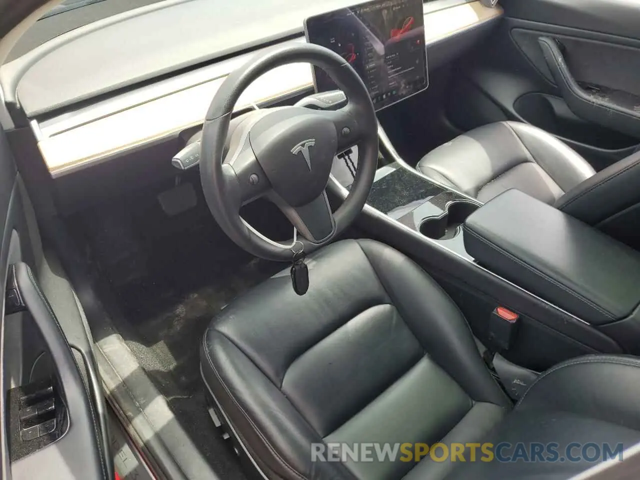 8 fotografías del automóvil dañado 5YJ3E1EB7LF744330 TESLA MODEL 3 2020