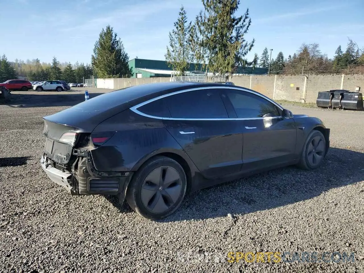 3 fotografías del automóvil dañado 5YJ3E1EB7LF746241 TESLA MODEL 3 2020