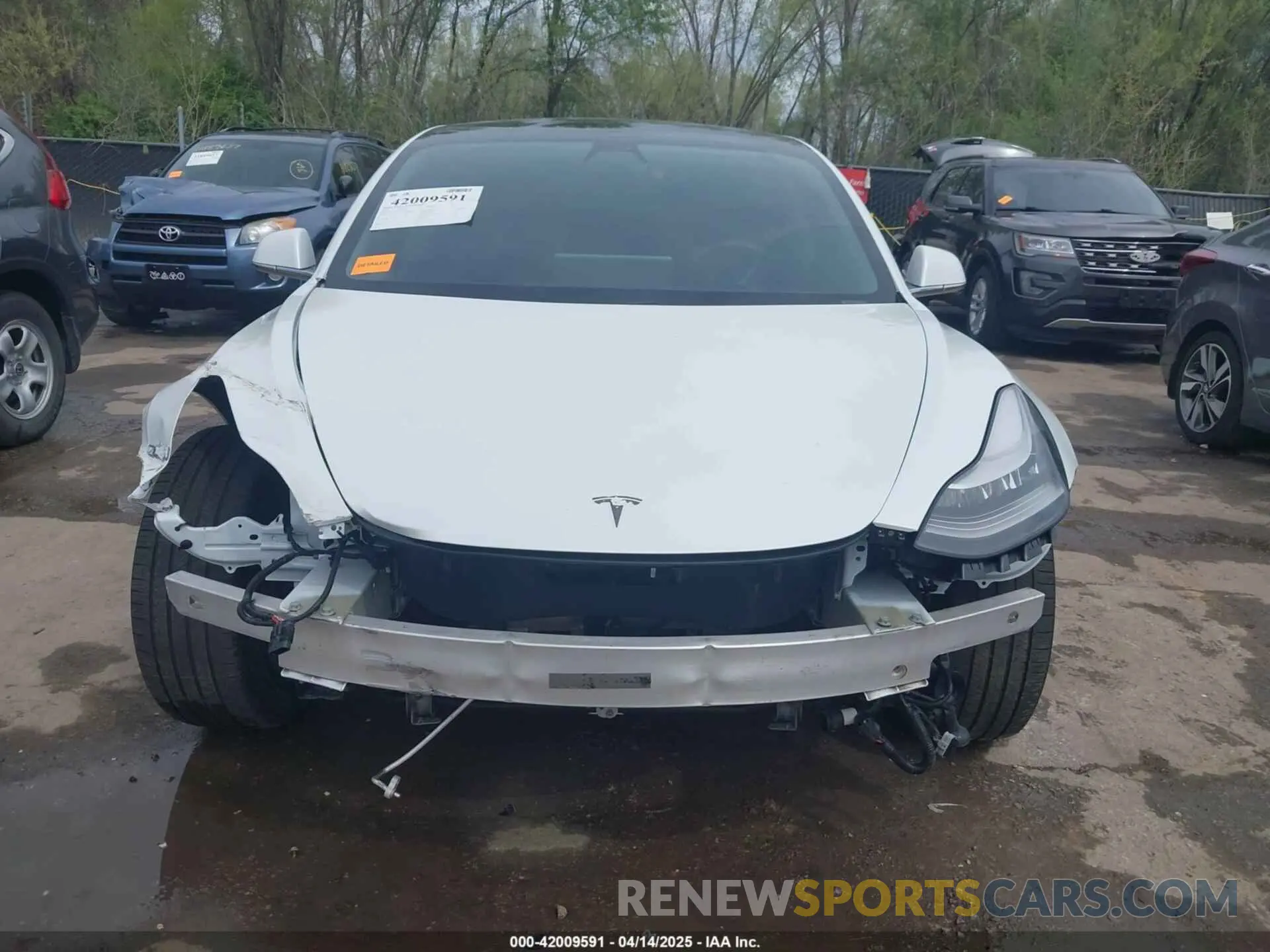 13 fotografías del automóvil dañado 5YJ3E1EB7LF786903 TESLA MODEL 3 2020
