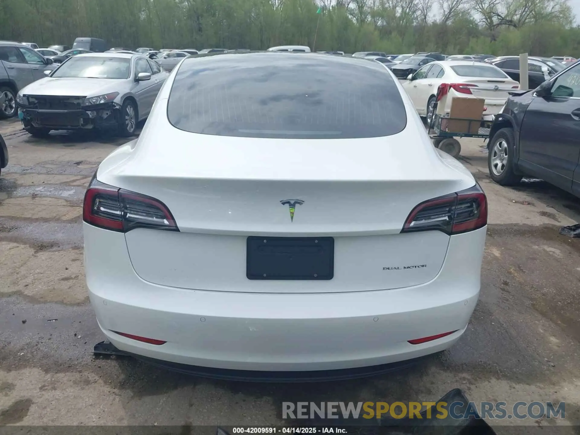 17 fotografías del automóvil dañado 5YJ3E1EB7LF786903 TESLA MODEL 3 2020