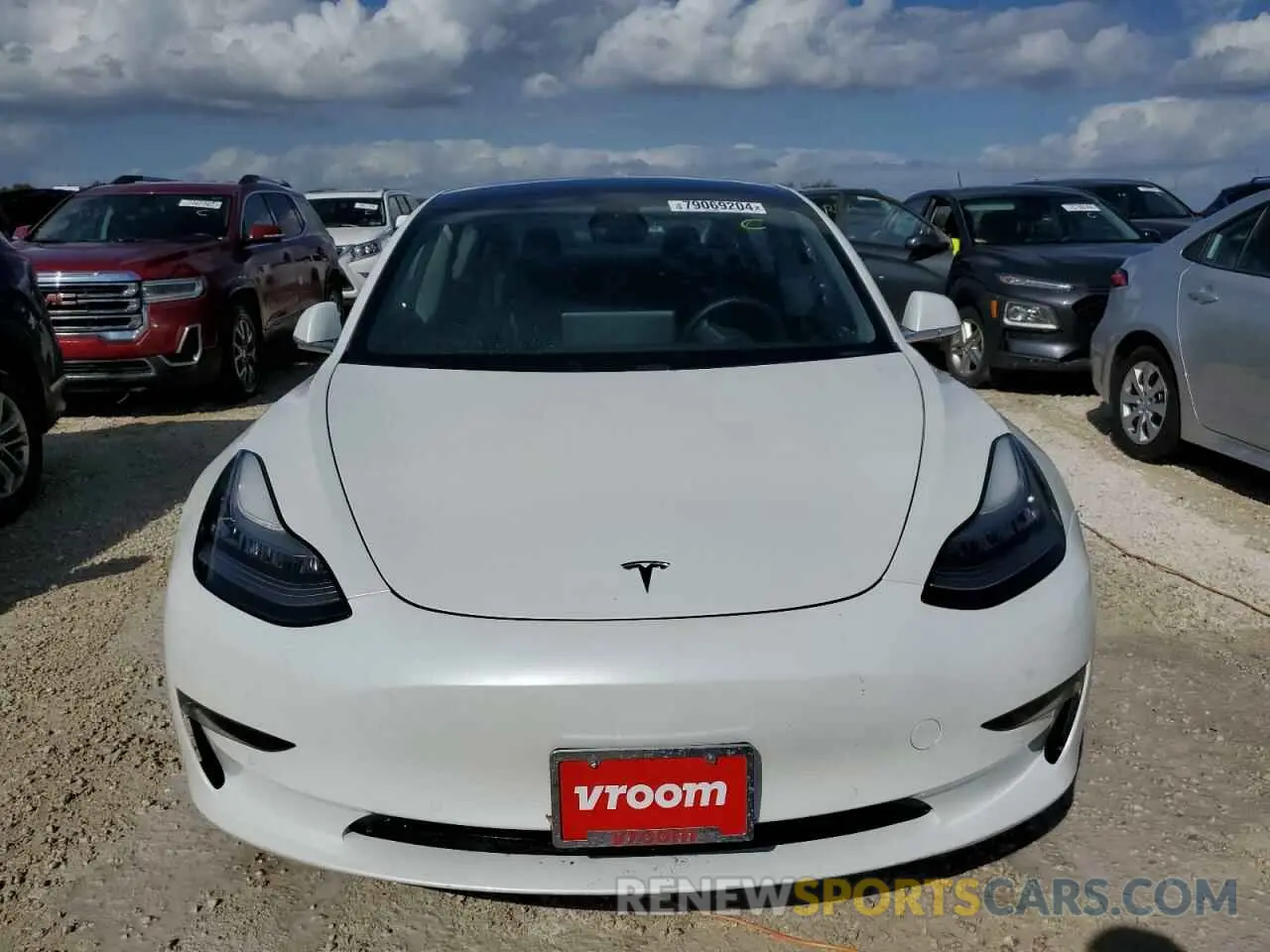 5 fotografías del automóvil dañado 5YJ3E1EB7LF793642 TESLA MODEL 3 2020