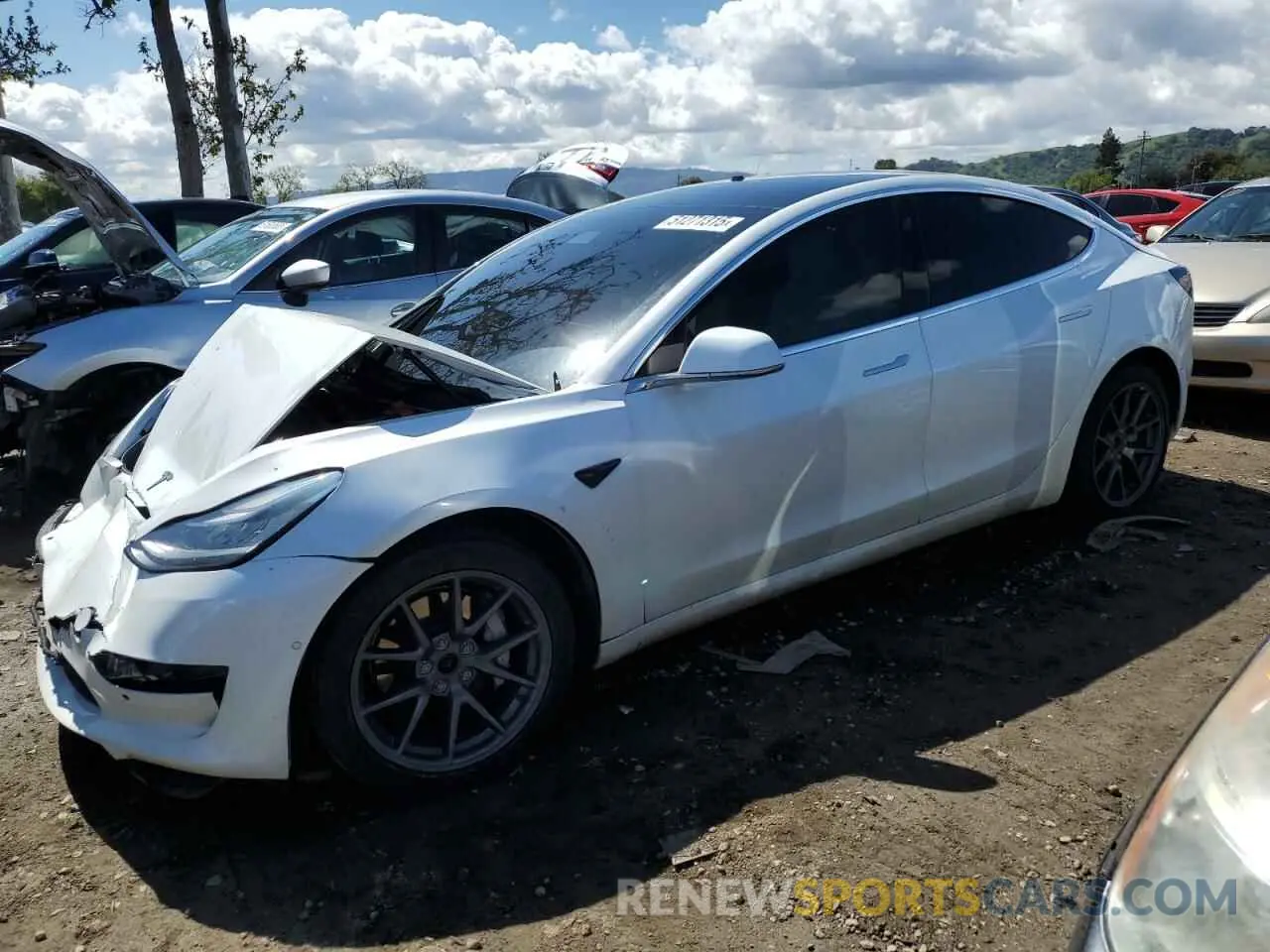 1 fotografías del automóvil dañado 5YJ3E1EB7LF806728 TESLA MODEL 3 2020