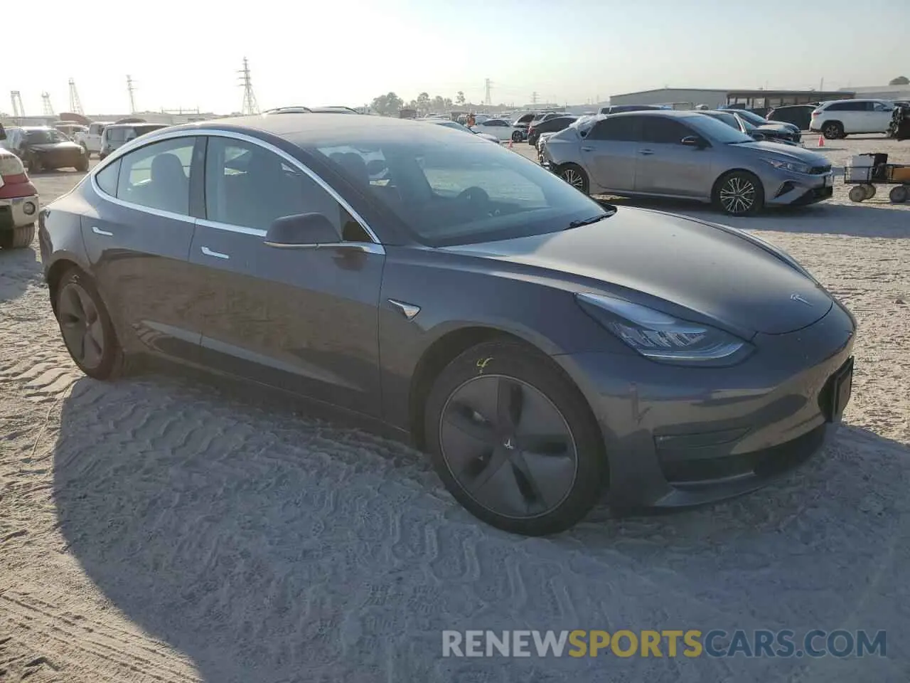 4 fotografías del automóvil dañado 5YJ3E1EB8LF510374 TESLA MODEL 3 2020