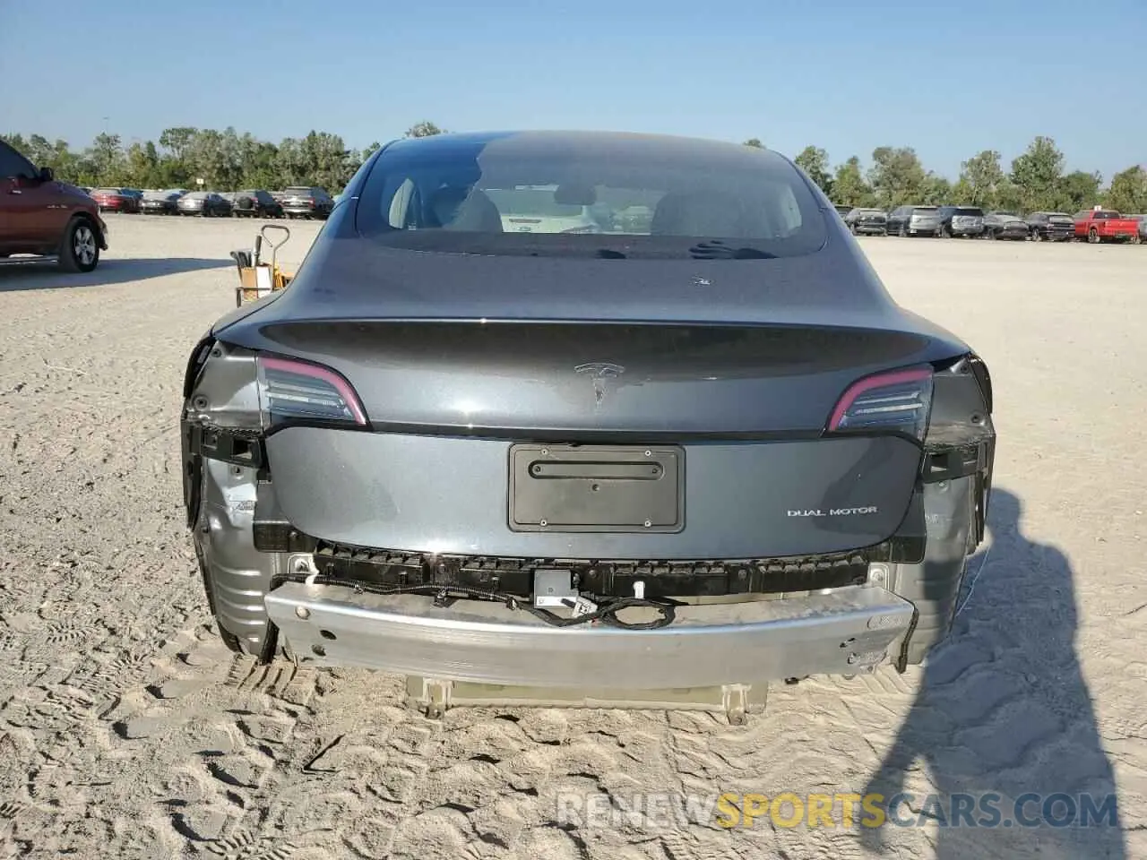 6 fotografías del automóvil dañado 5YJ3E1EB8LF510374 TESLA MODEL 3 2020