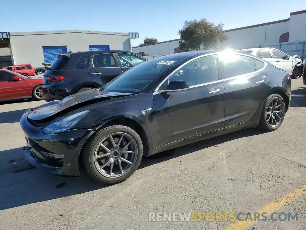 1 fotografías del automóvil dañado 5YJ3E1EB8LF599945 TESLA MODEL 3 2020
