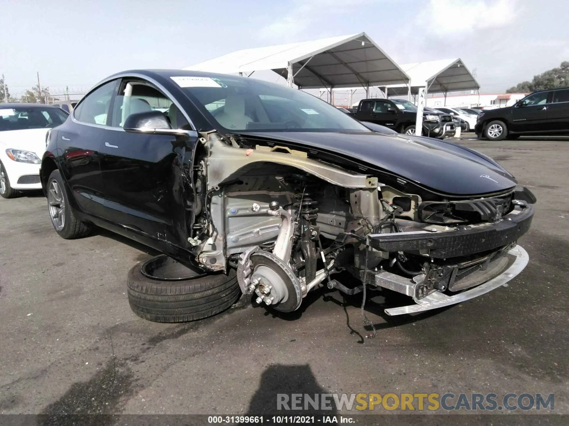 1 fotografías del automóvil dañado 5YJ3E1EB8LF638971 TESLA MODEL 3 2020