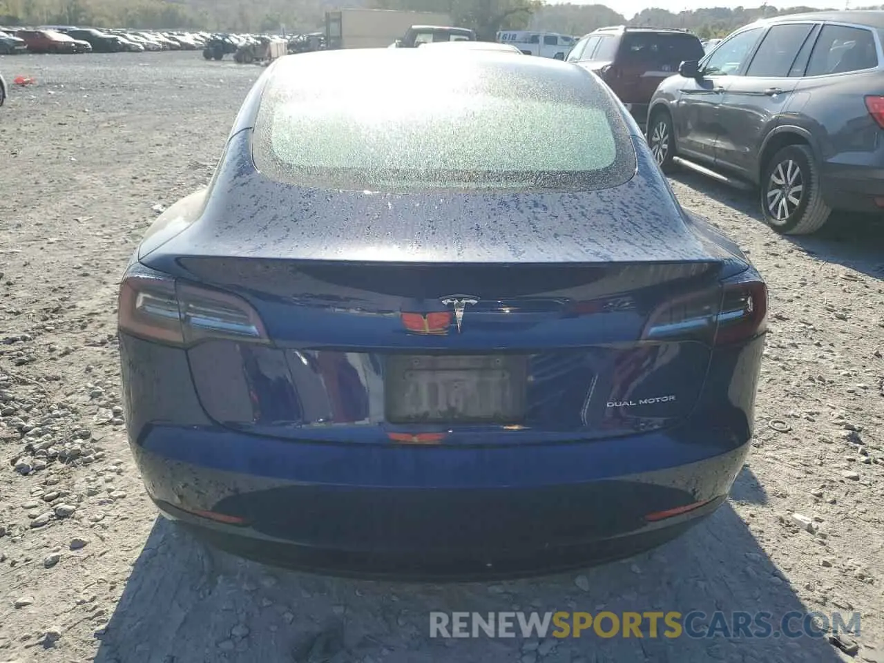 6 fotografías del automóvil dañado 5YJ3E1EB8LF639294 TESLA MODEL 3 2020