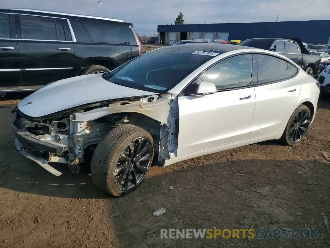 1 fotografías del automóvil dañado 5YJ3E1EB8LF640168 TESLA MODEL 3 2020