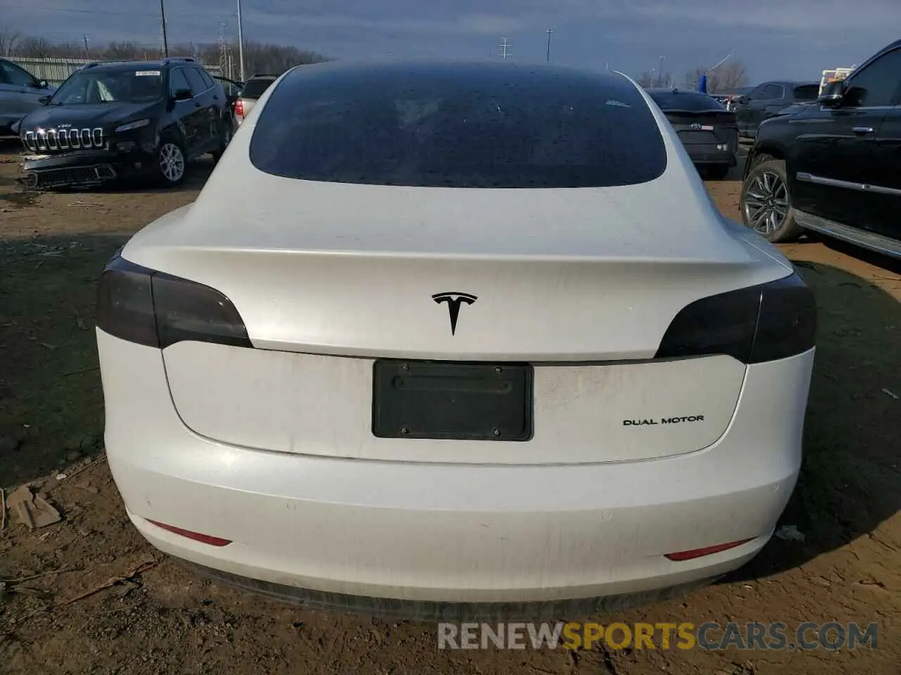 6 fotografías del automóvil dañado 5YJ3E1EB8LF640168 TESLA MODEL 3 2020