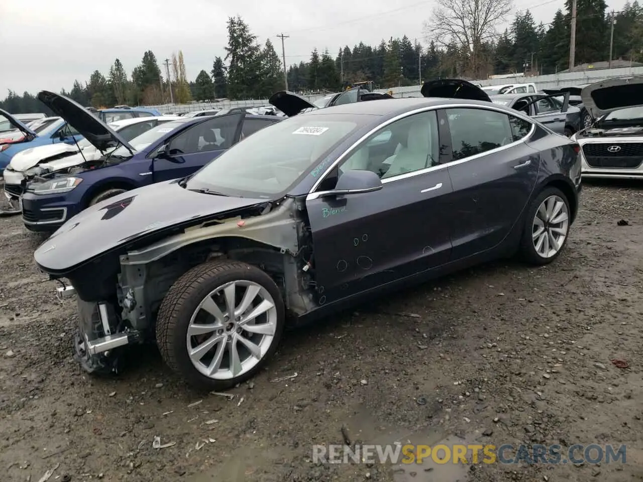 1 fotografías del automóvil dañado 5YJ3E1EB8LF640283 TESLA MODEL 3 2020