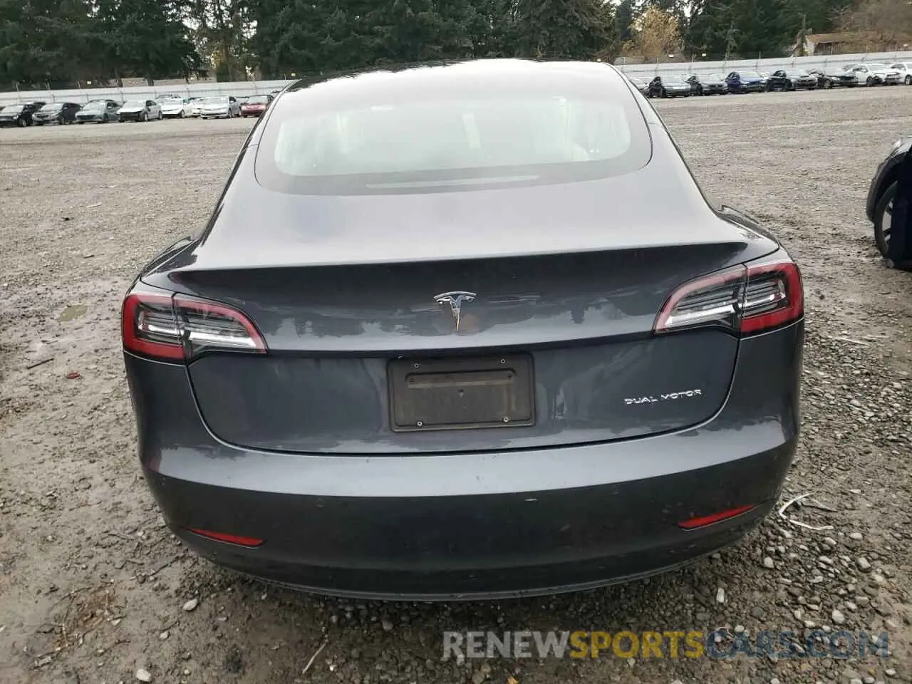 6 fotografías del automóvil dañado 5YJ3E1EB8LF640283 TESLA MODEL 3 2020