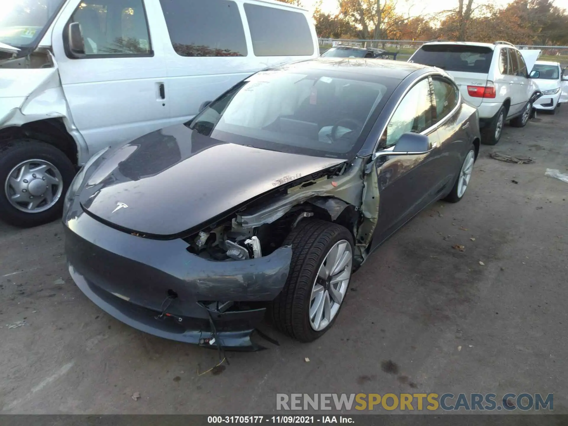6 fotografías del automóvil dañado 5YJ3E1EB8LF646407 TESLA MODEL 3 2020