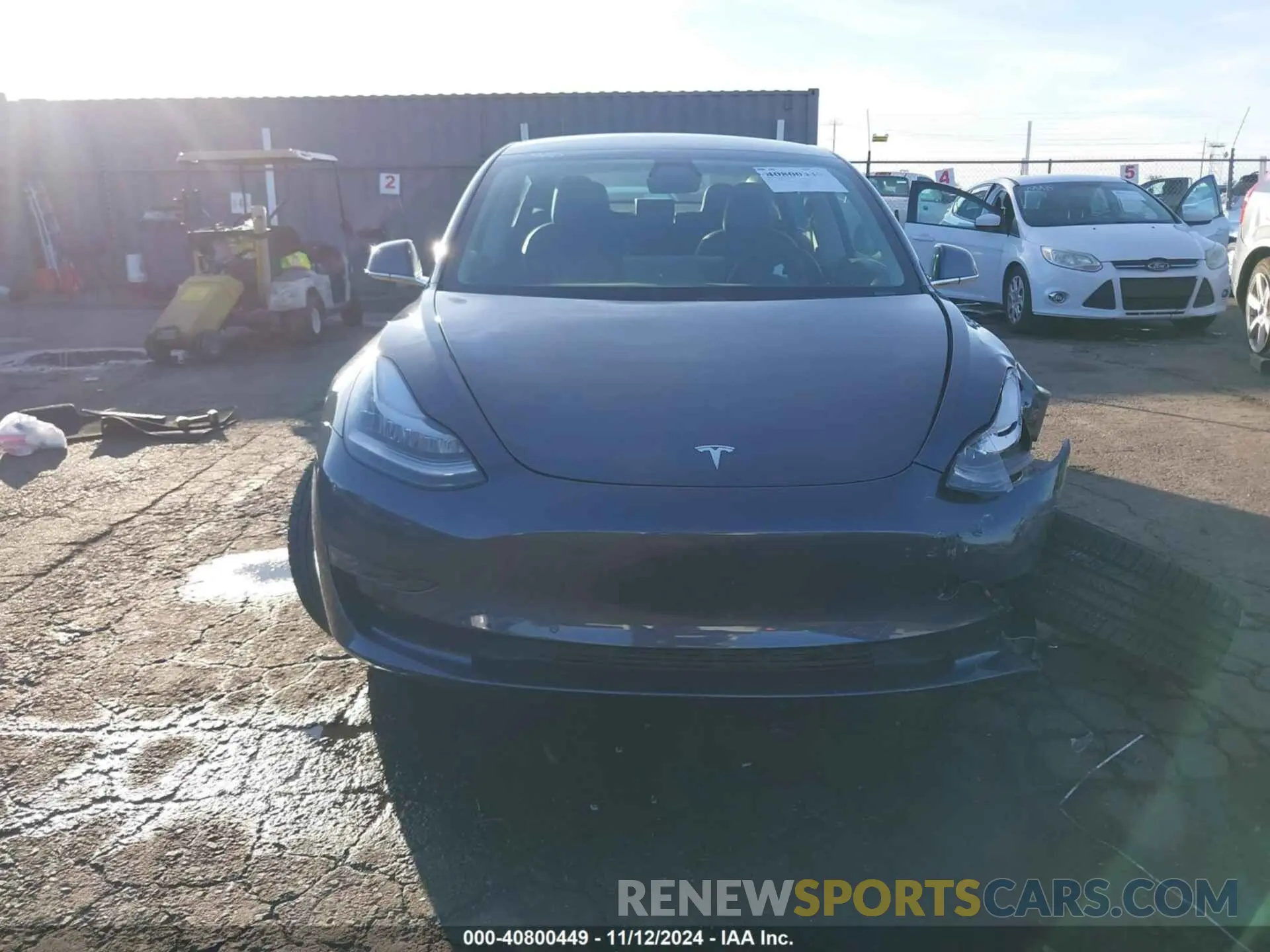 12 fotografías del automóvil dañado 5YJ3E1EB8LF649548 TESLA MODEL 3 2020
