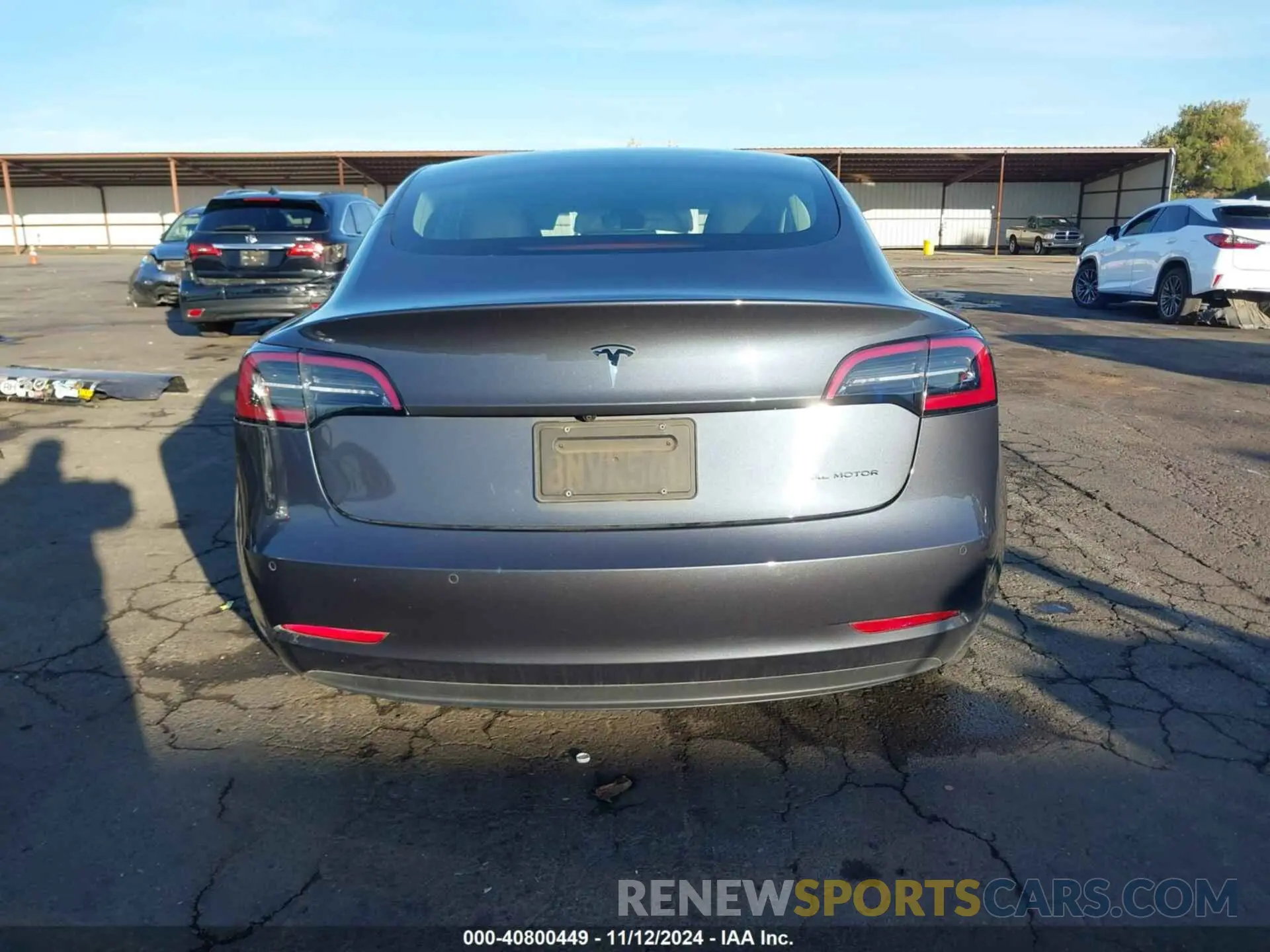16 fotografías del automóvil dañado 5YJ3E1EB8LF649548 TESLA MODEL 3 2020