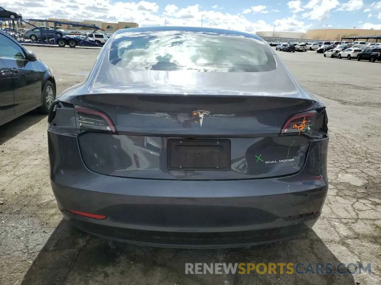 6 fotografías del automóvil dañado 5YJ3E1EB8LF712079 TESLA MODEL 3 2020