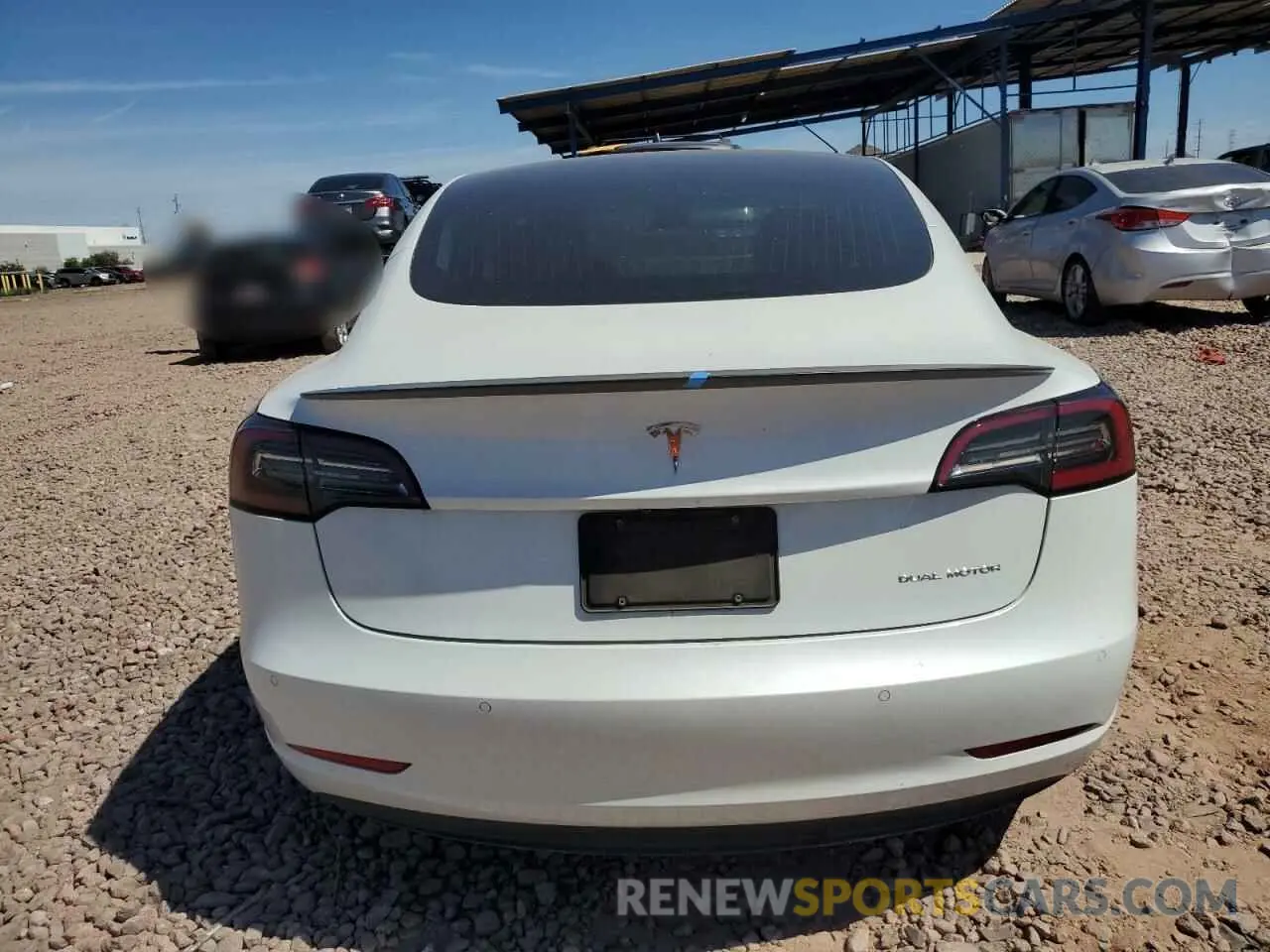 6 fotografías del automóvil dañado 5YJ3E1EB8LF712308 TESLA MODEL 3 2020