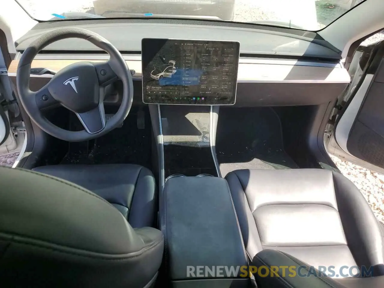 8 fotografías del automóvil dañado 5YJ3E1EB8LF712308 TESLA MODEL 3 2020