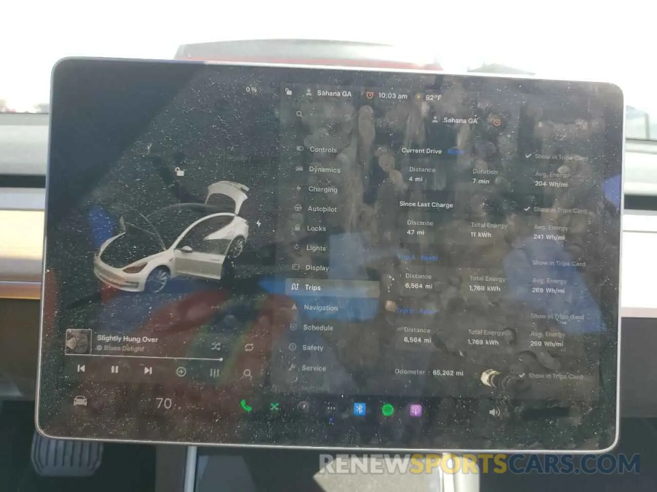 9 fotografías del automóvil dañado 5YJ3E1EB8LF712308 TESLA MODEL 3 2020