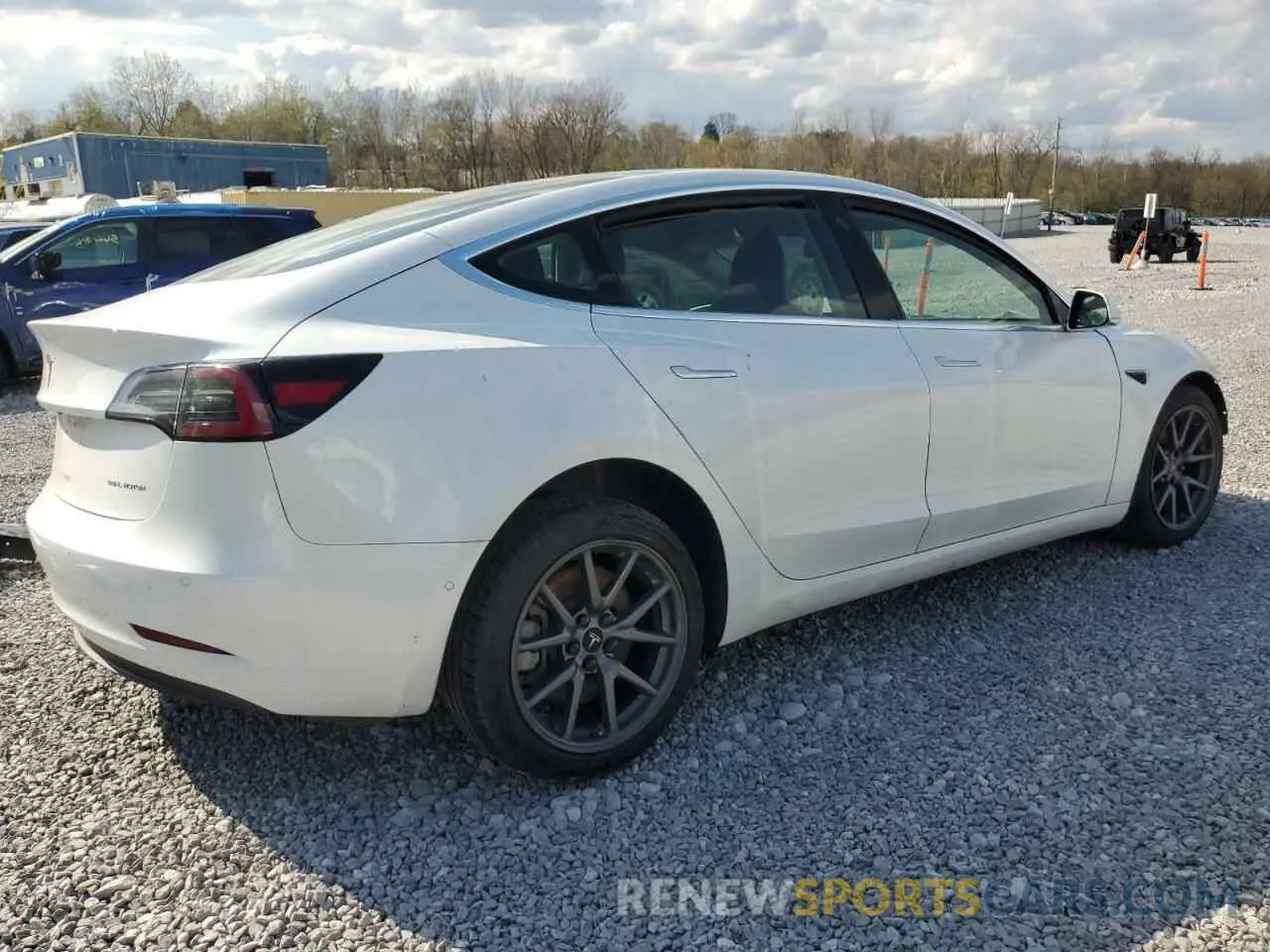 3 fotografías del automóvil dañado 5YJ3E1EB8LF795075 TESLA MODEL 3 2020