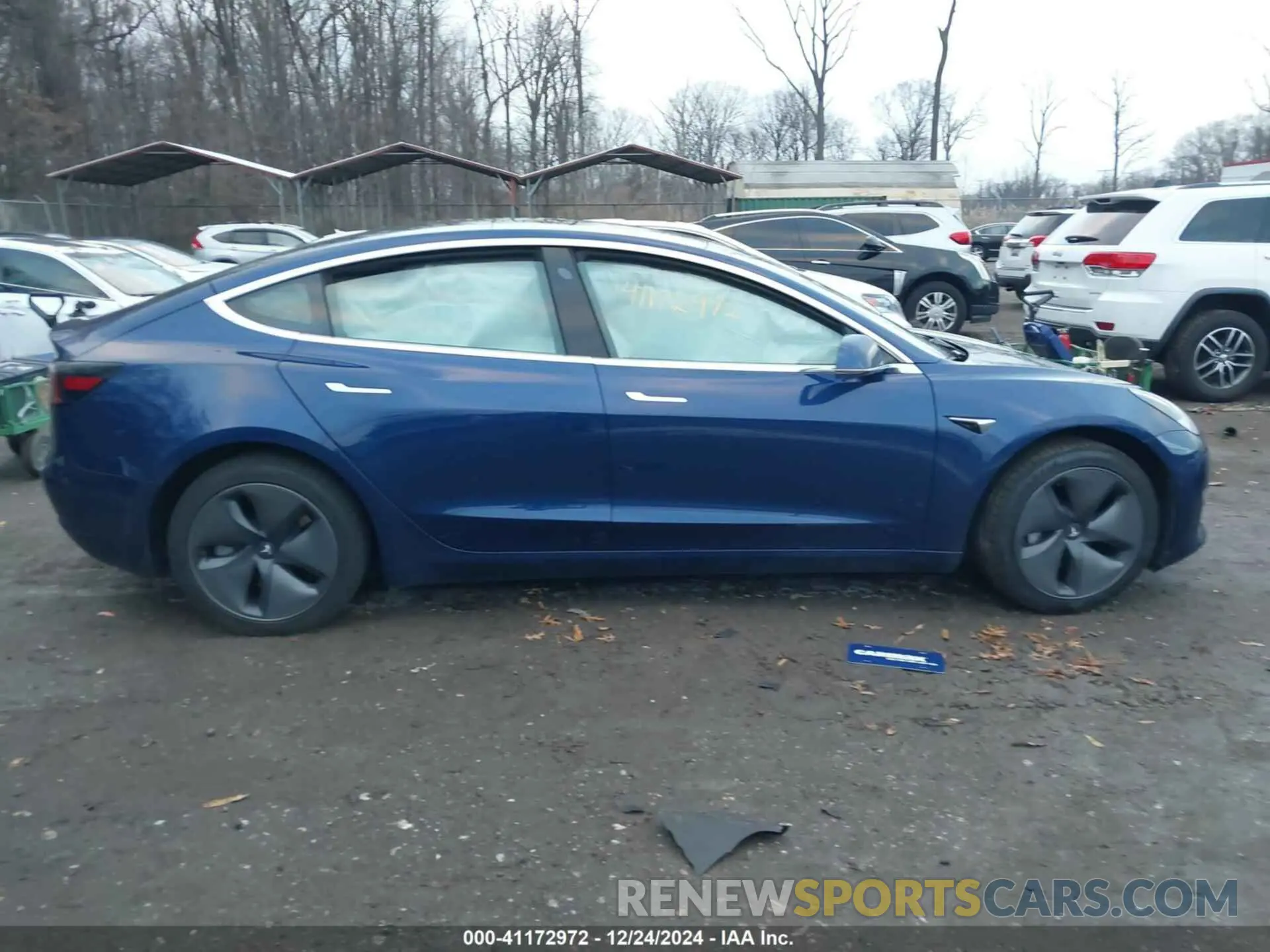 12 fotografías del automóvil dañado 5YJ3E1EB9LF535056 TESLA MODEL 3 2020