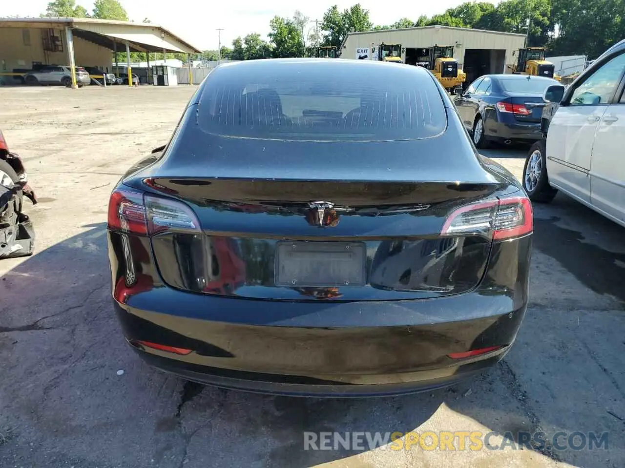 6 fotografías del automóvil dañado 5YJ3E1EB9LF599873 TESLA MODEL 3 2020