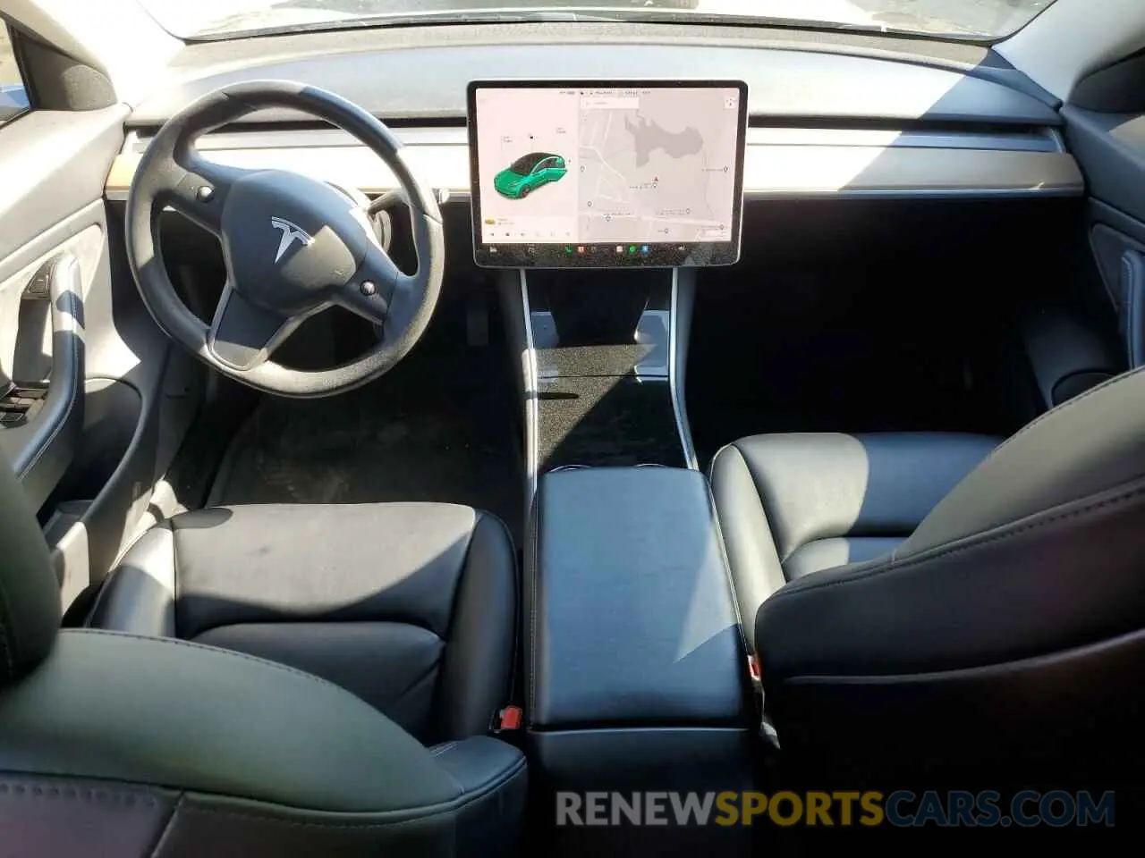 8 fotografías del automóvil dañado 5YJ3E1EB9LF599873 TESLA MODEL 3 2020