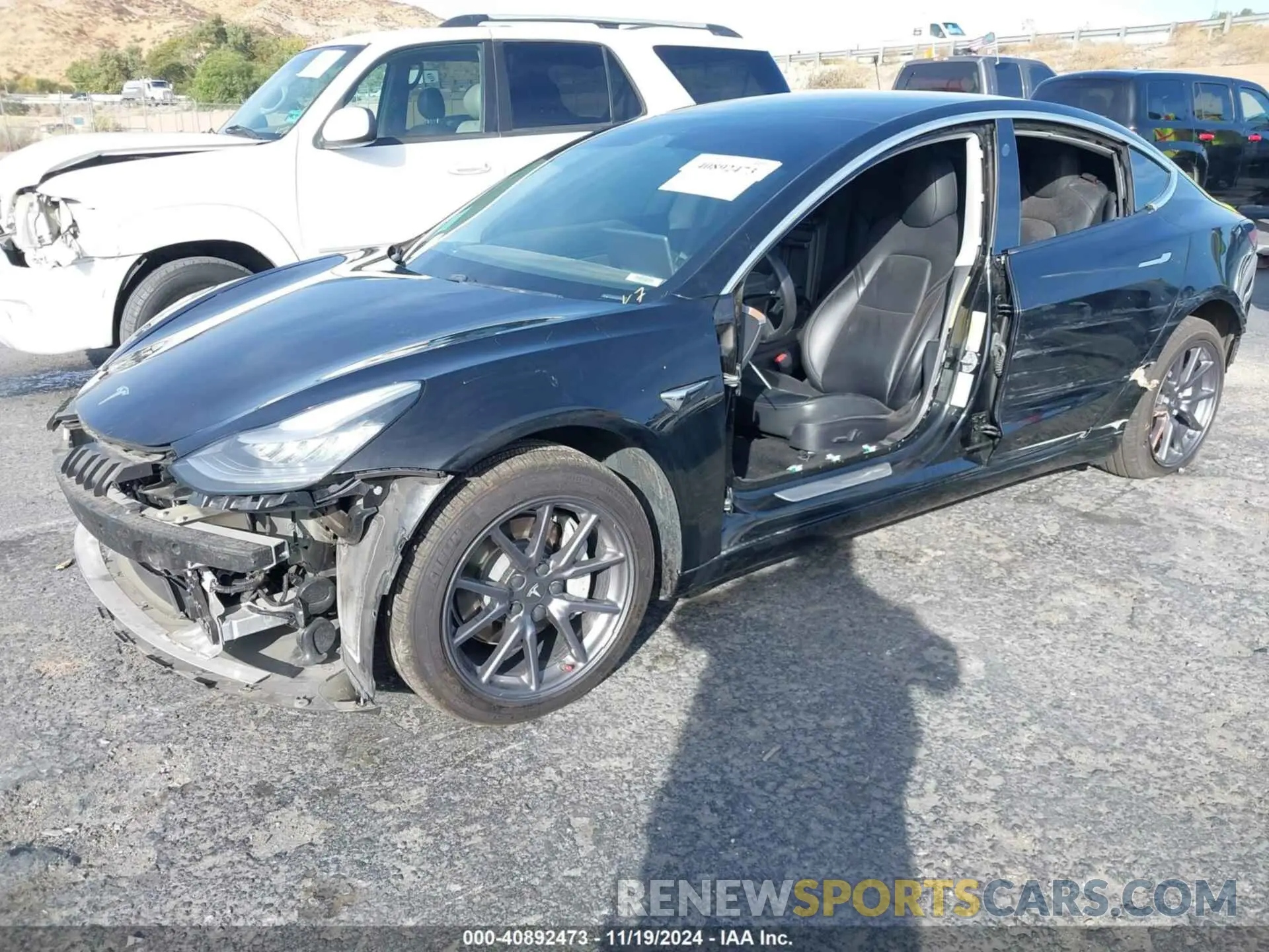 6 fotografías del automóvil dañado 5YJ3E1EB9LF600049 TESLA MODEL 3 2020