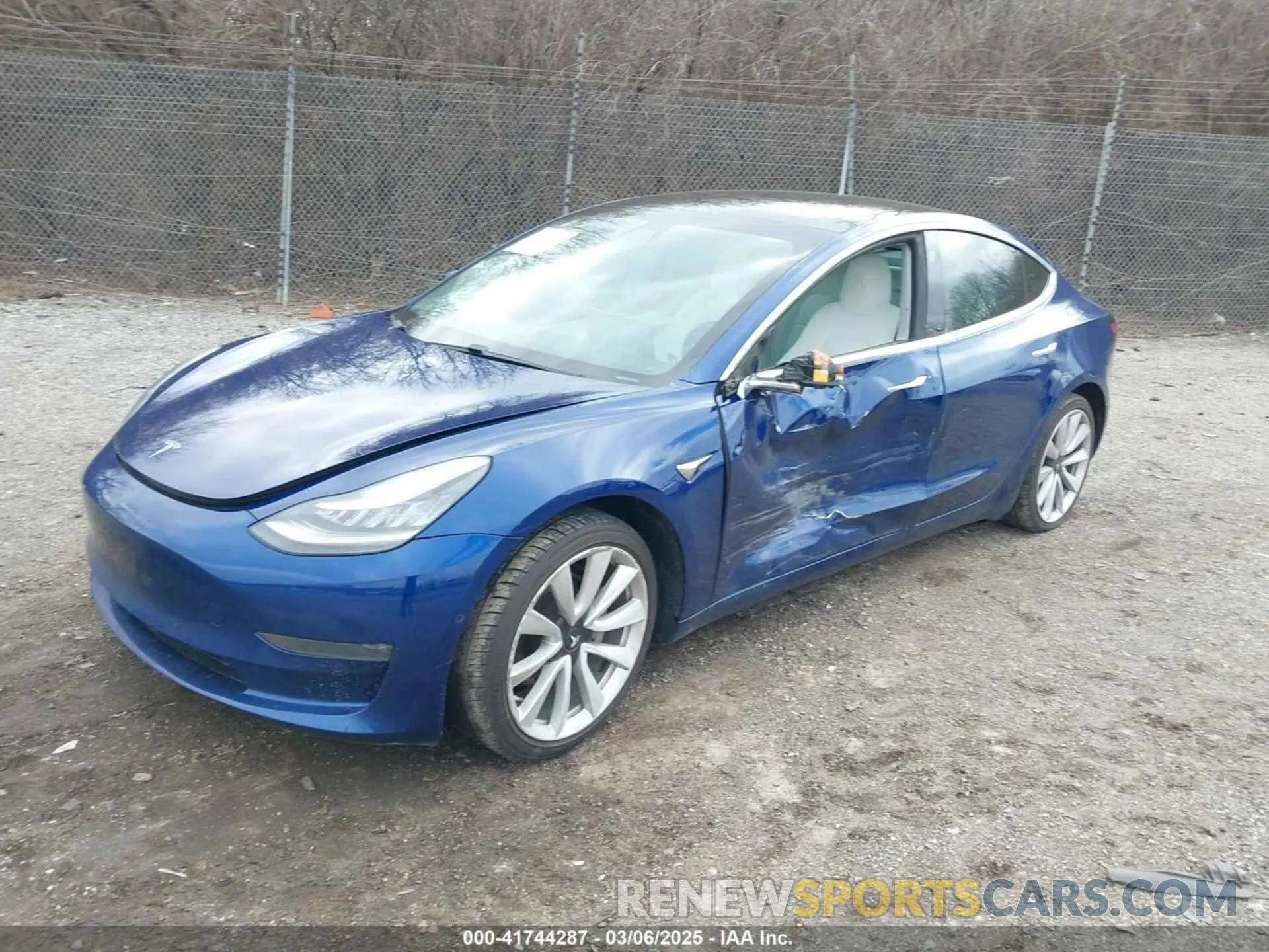 2 fotografías del automóvil dañado 5YJ3E1EB9LF601198 TESLA MODEL 3 2020