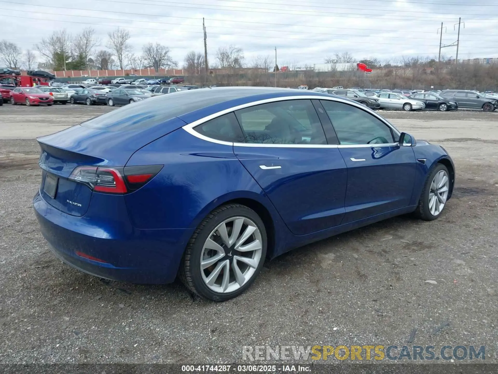 4 fotografías del automóvil dañado 5YJ3E1EB9LF601198 TESLA MODEL 3 2020