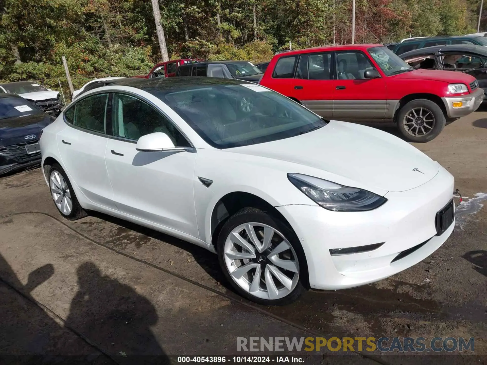 1 fotografías del automóvil dañado 5YJ3E1EB9LF621015 TESLA MODEL 3 2020