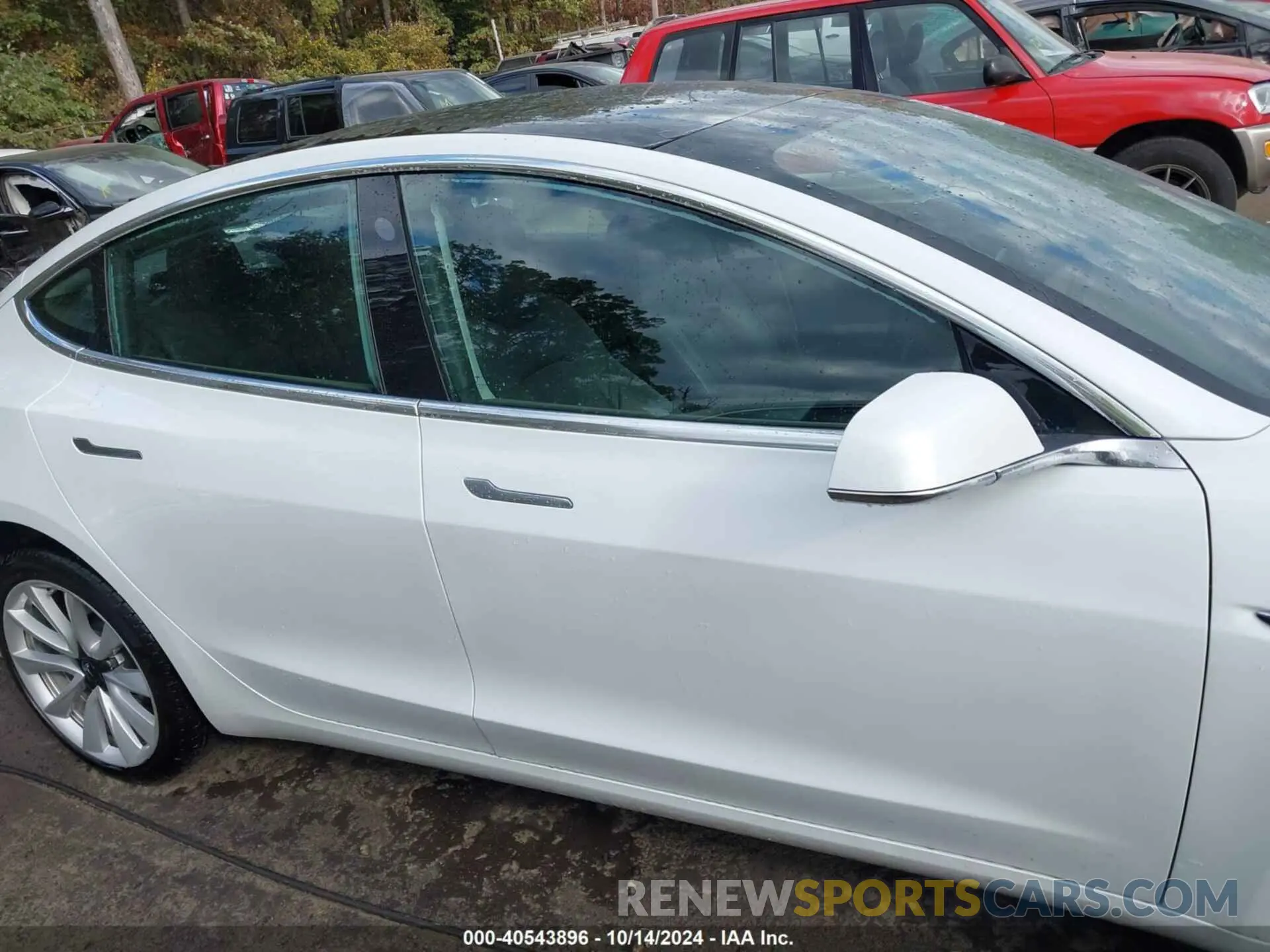 14 fotografías del automóvil dañado 5YJ3E1EB9LF621015 TESLA MODEL 3 2020