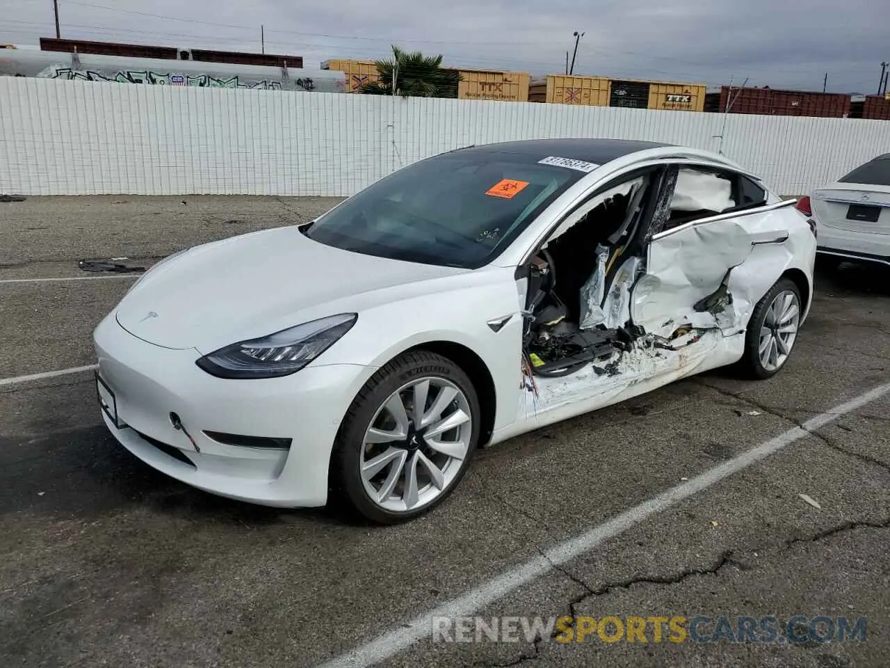 1 fotografías del automóvil dañado 5YJ3E1EB9LF621323 TESLA MODEL 3 2020