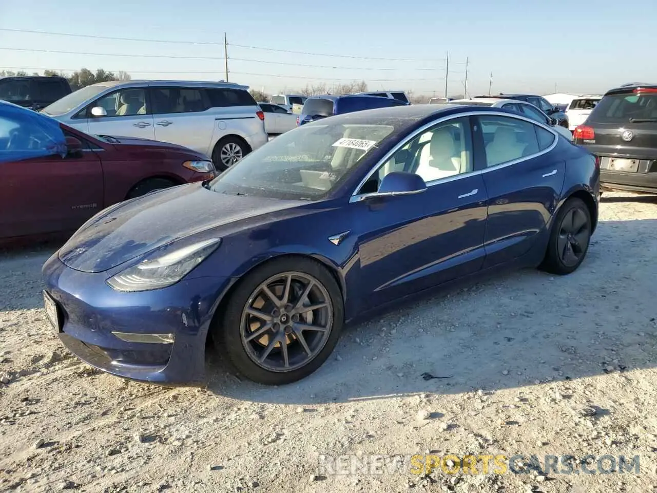 1 fotografías del automóvil dañado 5YJ3E1EB9LF621998 TESLA MODEL 3 2020