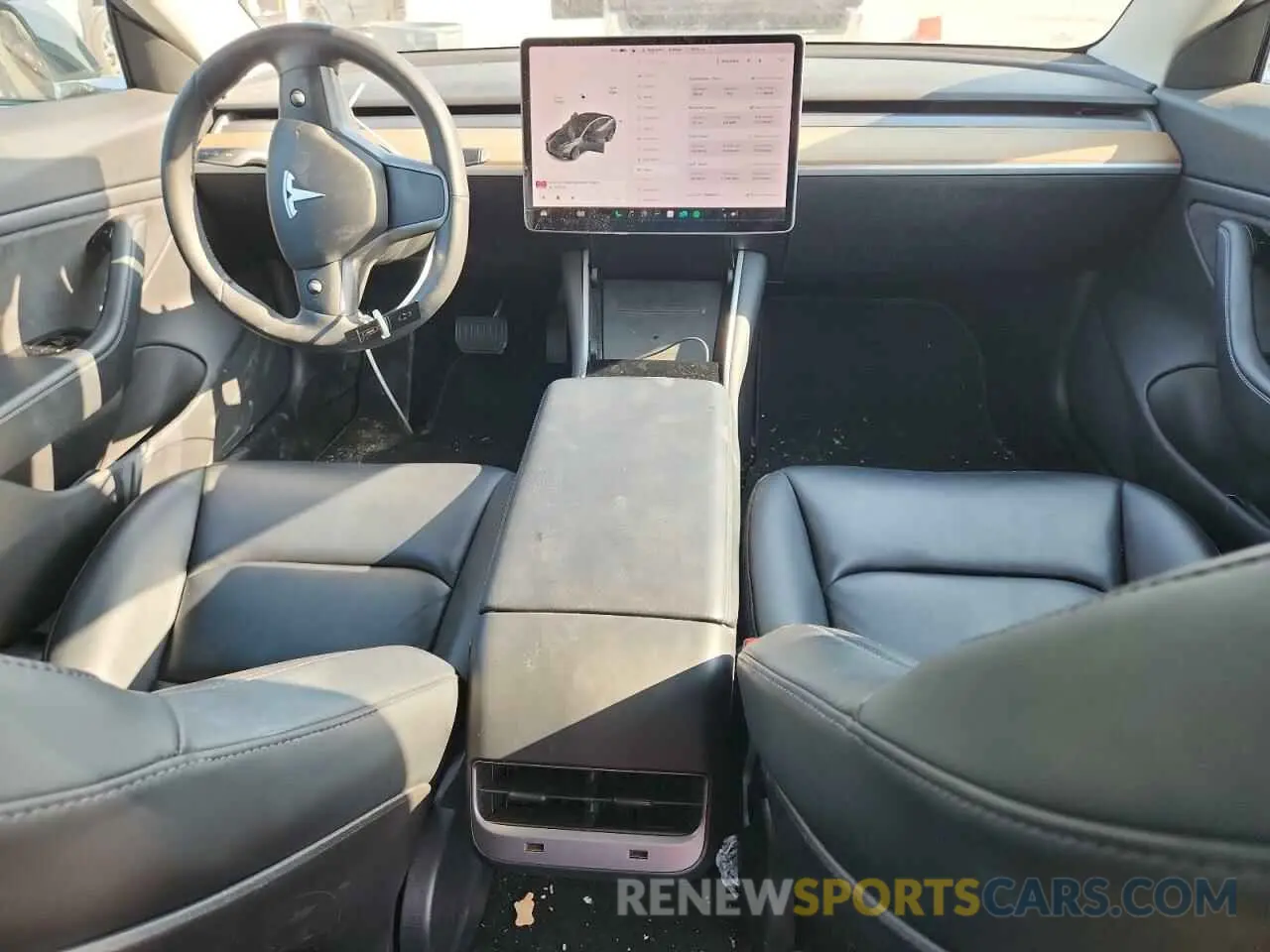 8 fotografías del automóvil dañado 5YJ3E1EB9LF635402 TESLA MODEL 3 2020