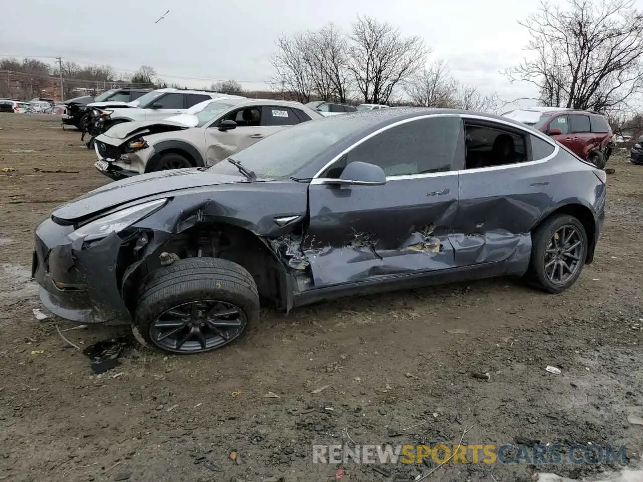 1 fotografías del automóvil dañado 5YJ3E1EB9LF663670 TESLA MODEL 3 2020