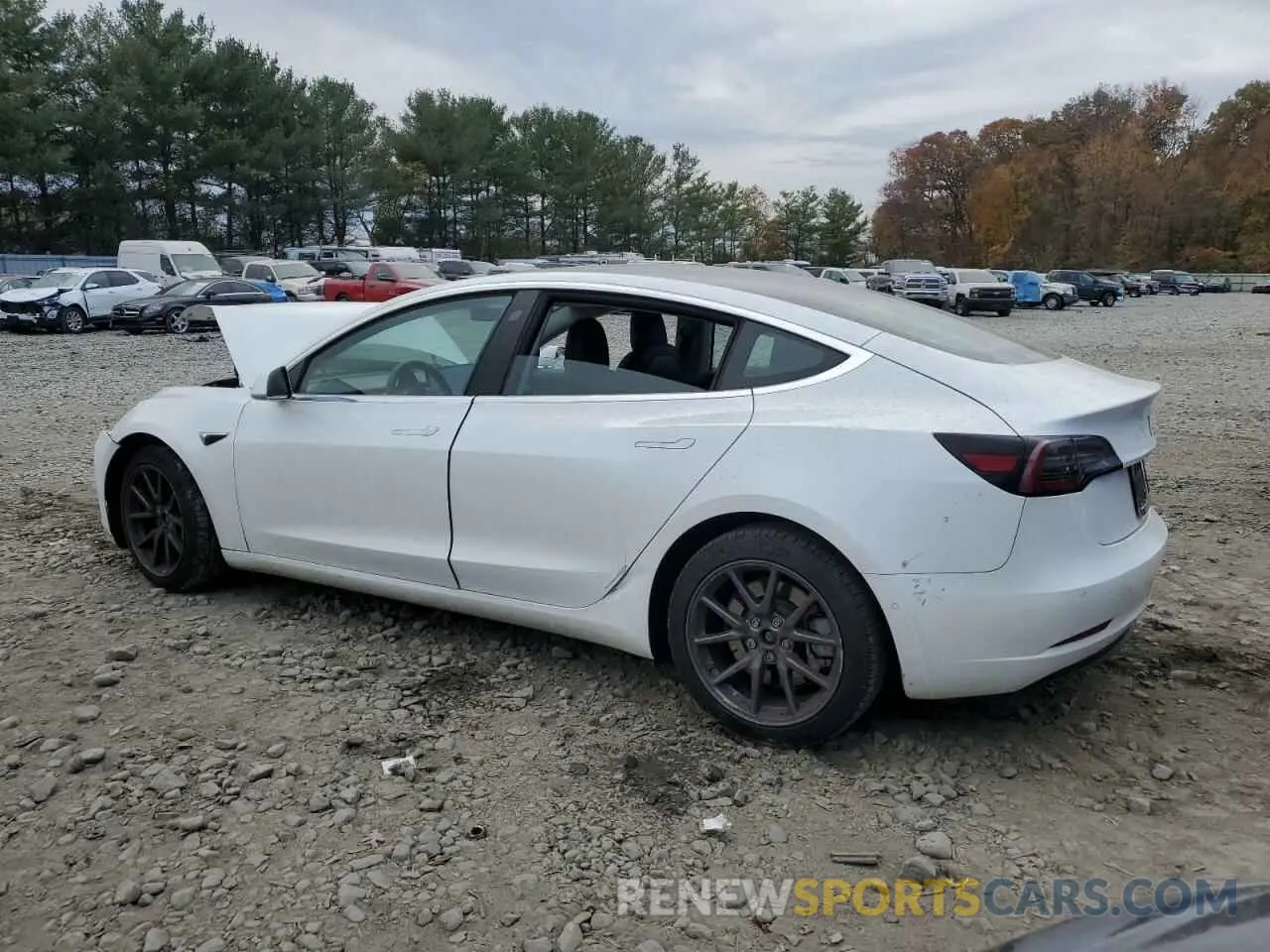 2 fotografías del automóvil dañado 5YJ3E1EB9LF664964 TESLA MODEL 3 2020