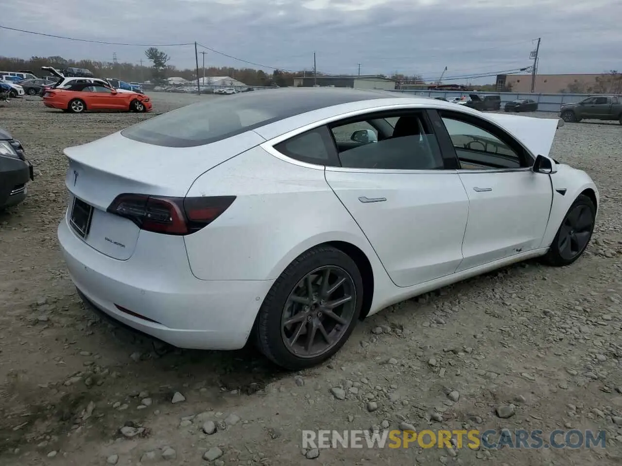3 fotografías del automóvil dañado 5YJ3E1EB9LF664964 TESLA MODEL 3 2020