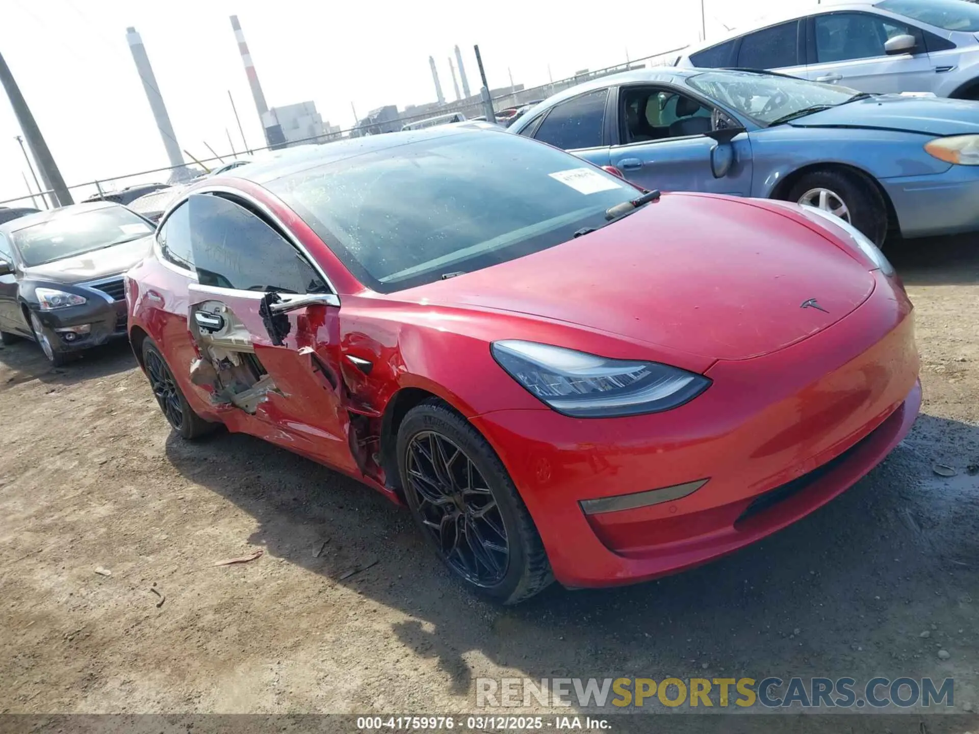1 fotografías del automóvil dañado 5YJ3E1EB9LF666066 TESLA MODEL 3 2020