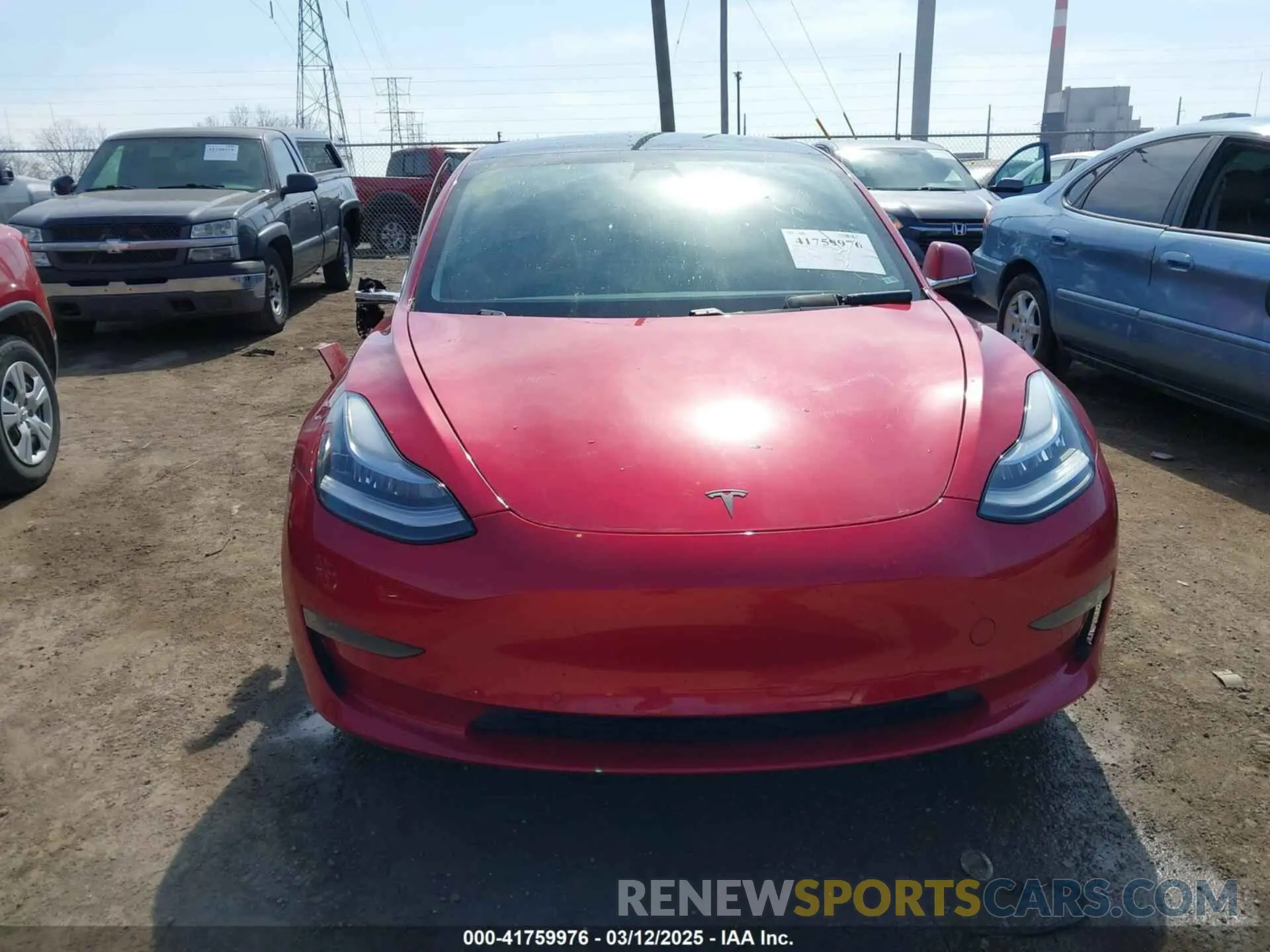12 fotografías del automóvil dañado 5YJ3E1EB9LF666066 TESLA MODEL 3 2020