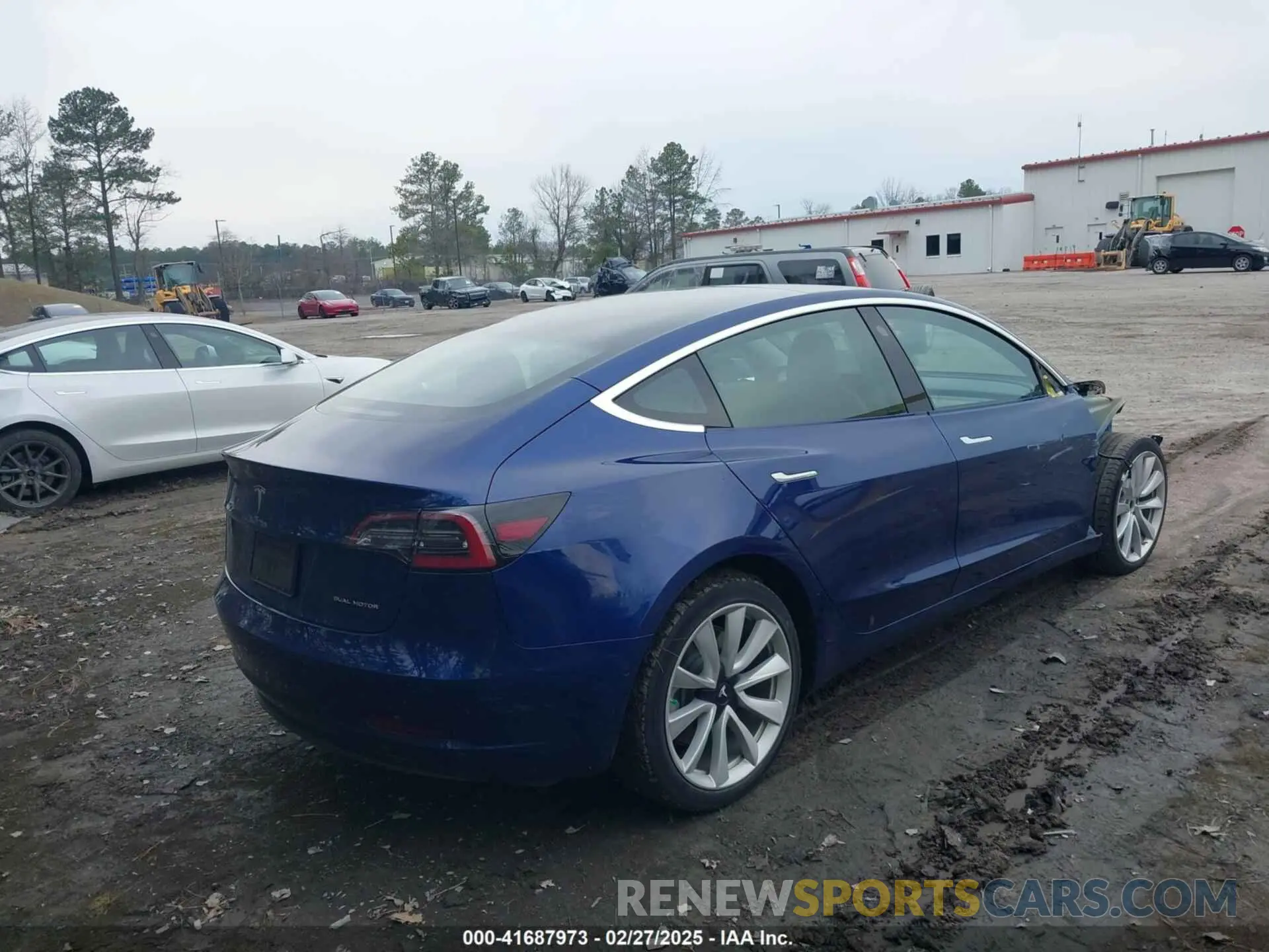 4 fotografías del automóvil dañado 5YJ3E1EB9LF667055 TESLA MODEL 3 2020