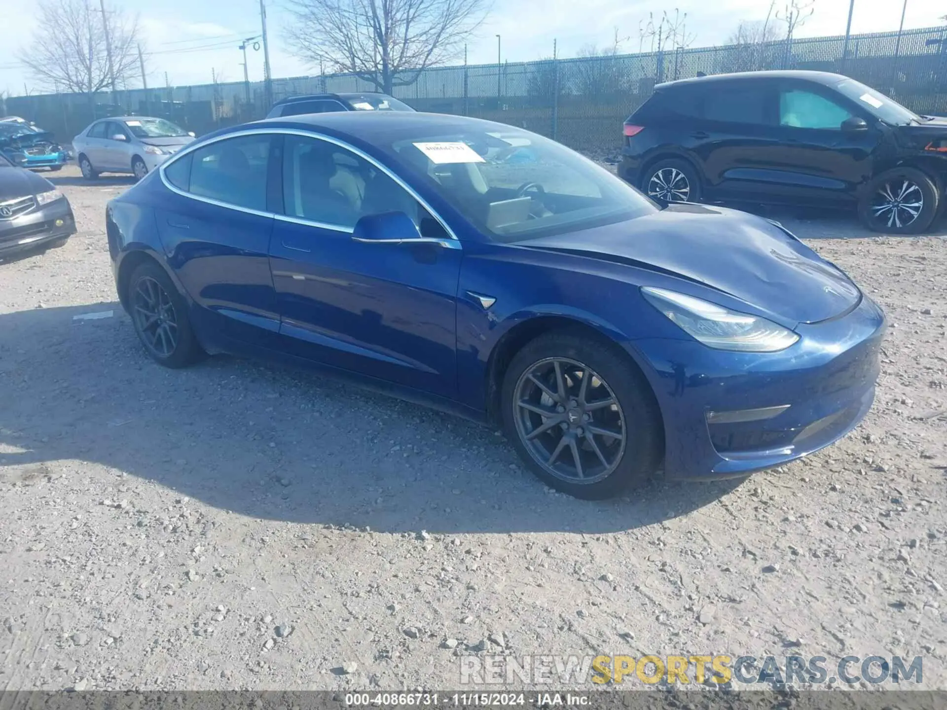 1 fotografías del automóvil dañado 5YJ3E1EB9LF711197 TESLA MODEL 3 2020