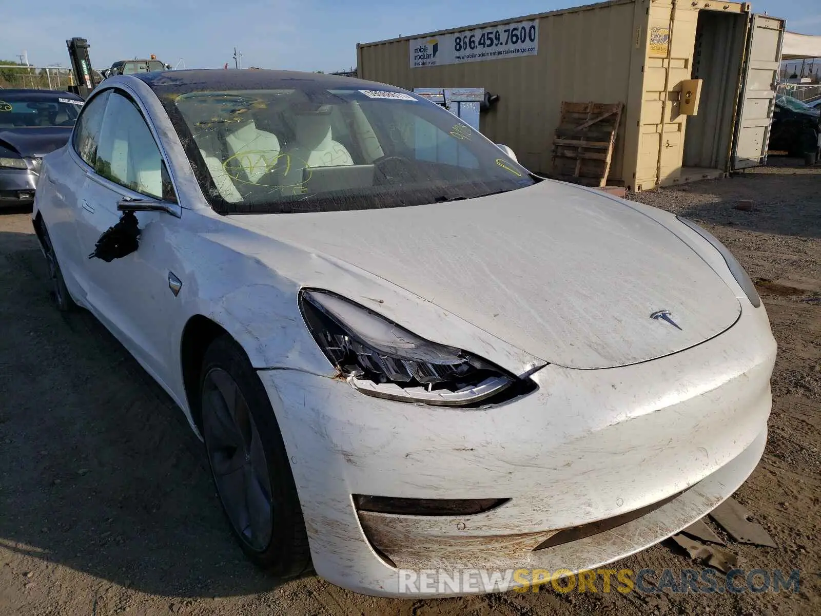 1 fotografías del automóvil dañado 5YJ3E1EB9LF720076 TESLA MODEL 3 2020