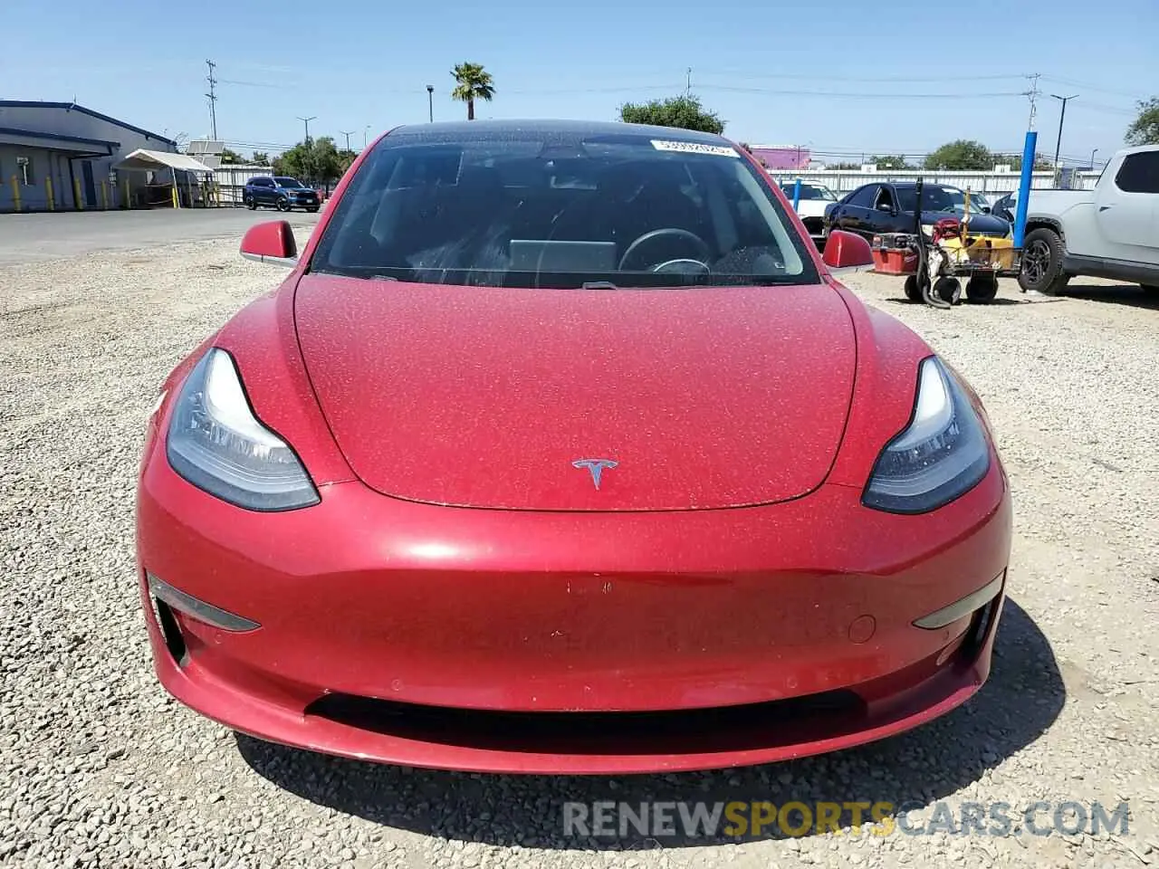 5 fotografías del automóvil dañado 5YJ3E1EB9LF744314 TESLA MODEL 3 2020