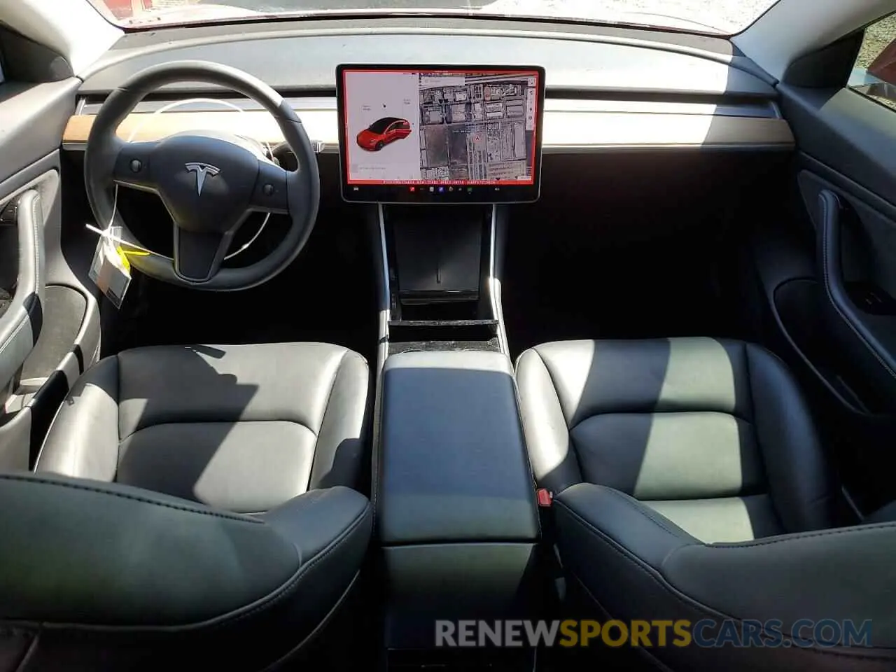 8 fotografías del automóvil dañado 5YJ3E1EB9LF744314 TESLA MODEL 3 2020