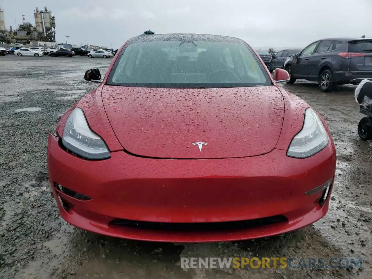 5 fotografías del automóvil dañado 5YJ3E1EB9LF744328 TESLA MODEL 3 2020