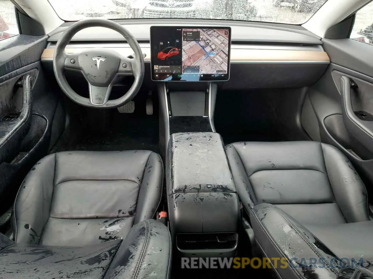8 fotografías del automóvil dañado 5YJ3E1EB9LF744328 TESLA MODEL 3 2020