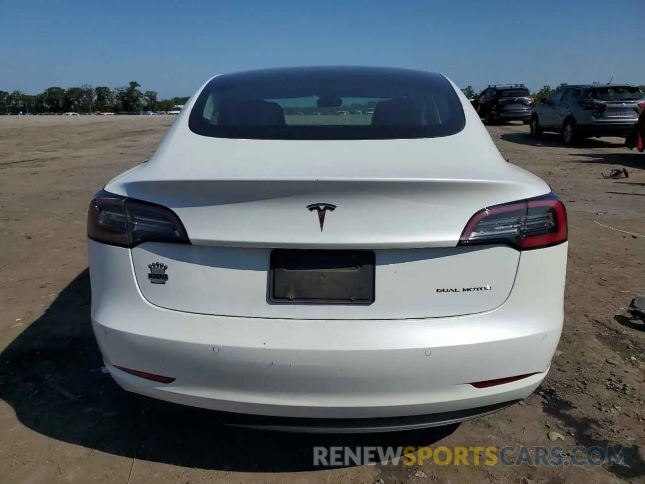 6 fotografías del automóvil dañado 5YJ3E1EB9LF782996 TESLA MODEL 3 2020