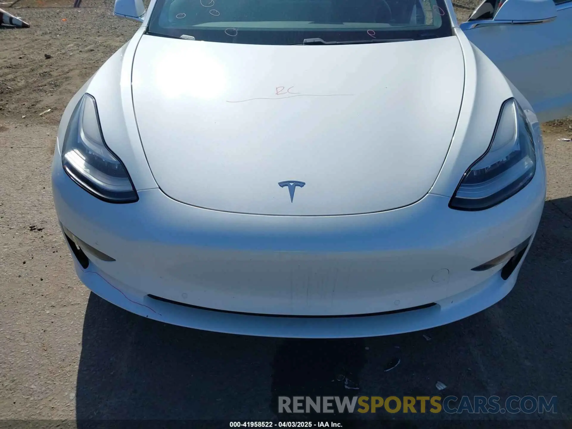 10 fotografías del automóvil dañado 5YJ3E1EB9LF783131 TESLA MODEL 3 2020
